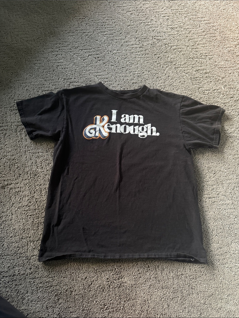 Barbie Black 'I Am Kenough.' Graphic Tee